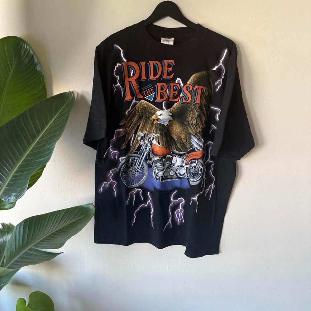 Cotton Republic American Thunder Ride The Best T-Shirt Large